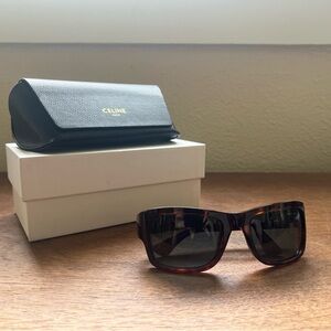 Celine Tortoise Shell Sunglasses
